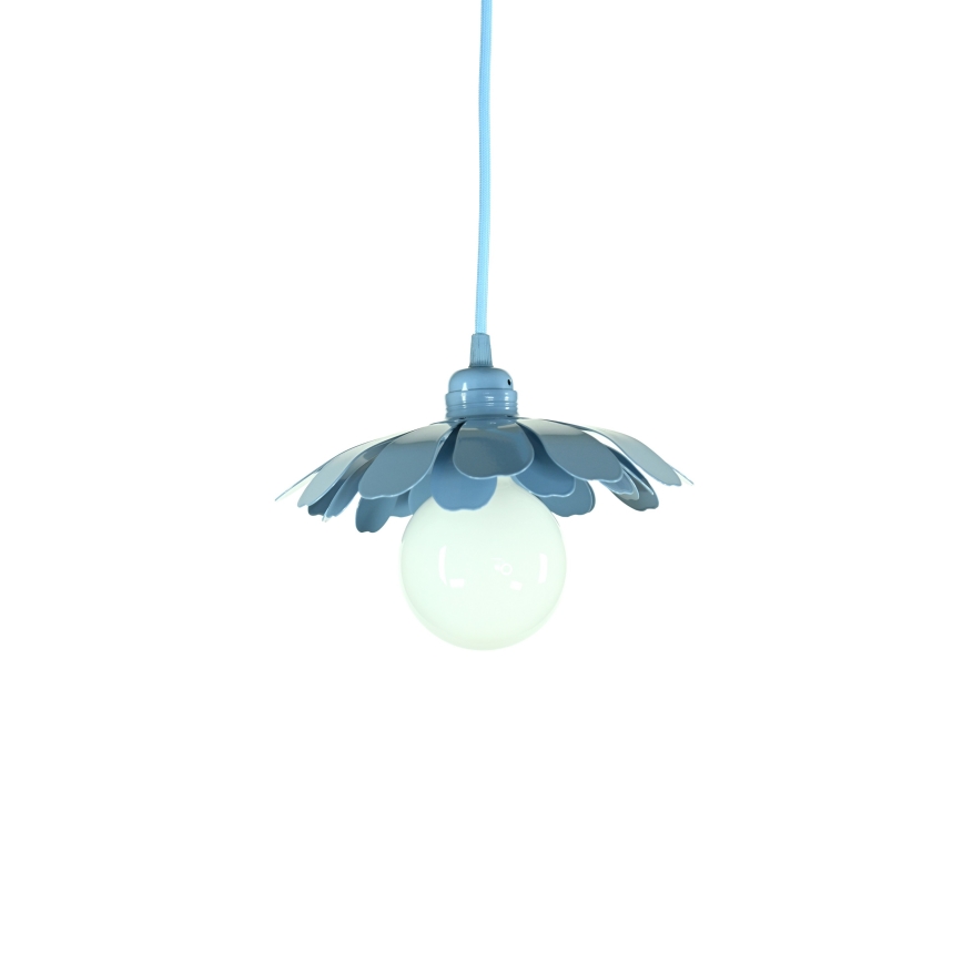 Bohemia-Design - Lustre com cabo 1xE27/60W/230V azul