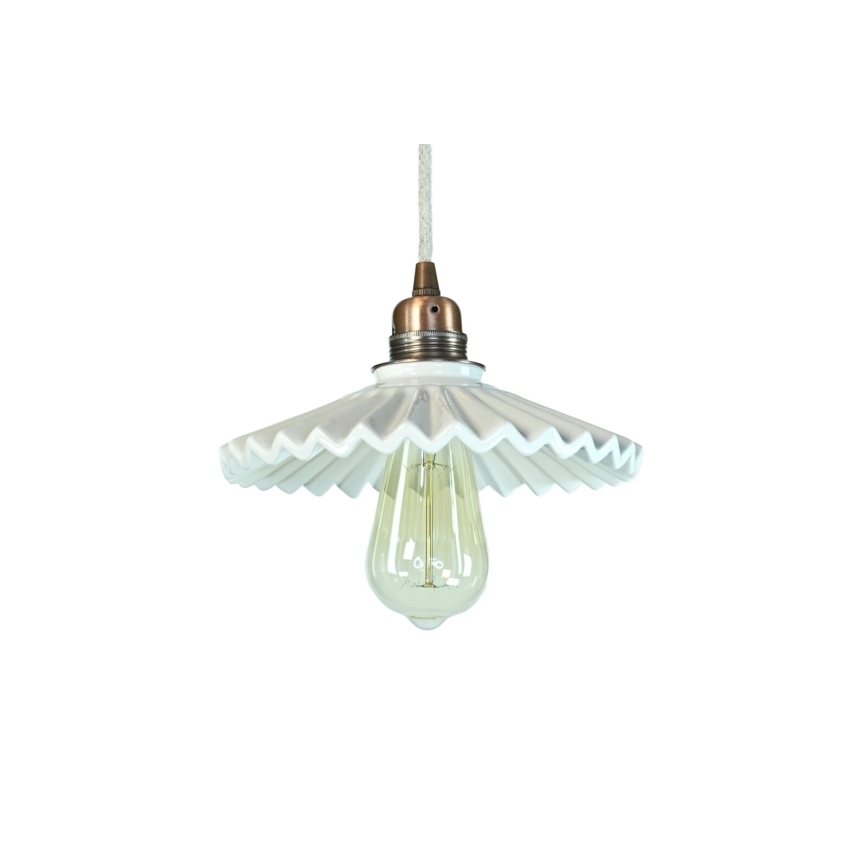 Bohemia-Design - Lustre de porcelana com cabo 1xE27/60W/230V