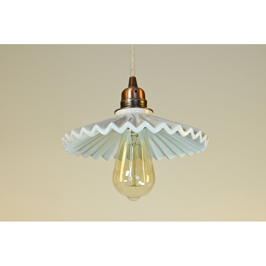 Bohemia-Design - Lustre de porcelana com cabo 1xE27/60W/230V