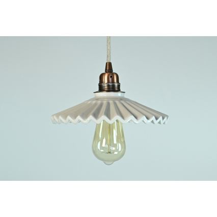 Bohemia-Design - Lustre de porcelana com cabo 1xE27/60W/230V