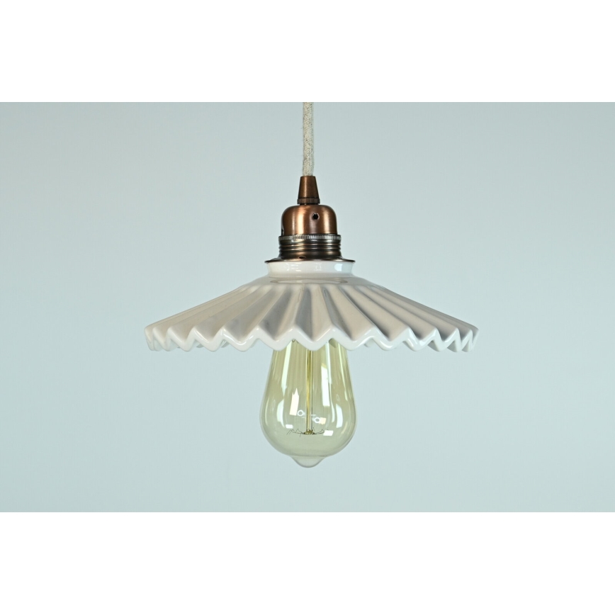 Bohemia-Design - Lustre de porcelana com cabo 1xE27/60W/230V