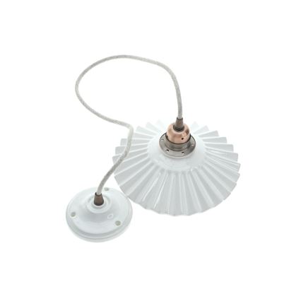 Bohemia-Design - Lustre de porcelana com cabo 1xE27/60W/230V