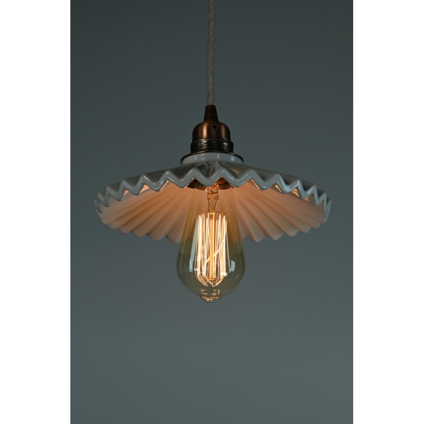 Bohemia-Design - Lustre de porcelana com cabo 1xE27/60W/230V