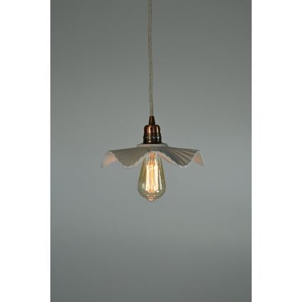 Bohemia-Design - Lustre em porcelana suspenso por cabo 1xE27/60W/230V
