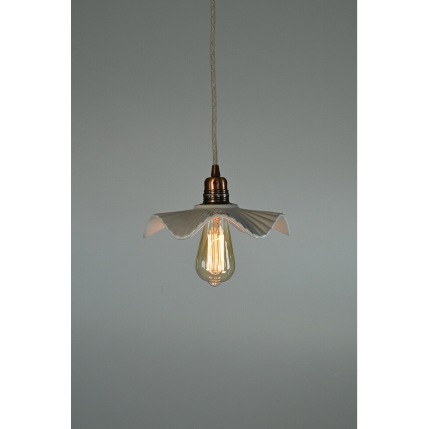 Bohemia-Design - Lustre em porcelana suspenso por cabo 1xE27/60W/230V