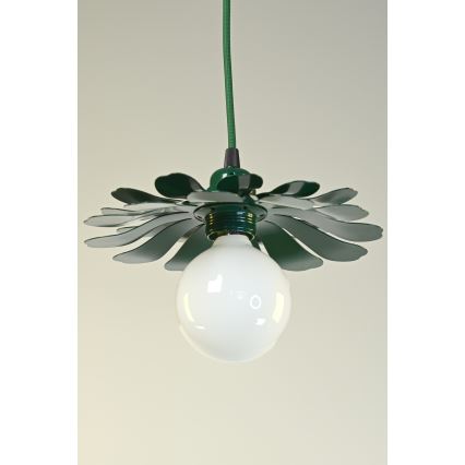 Bohemia-Design - Lustre suspenso por cabo 1xE27/60W/230V verde