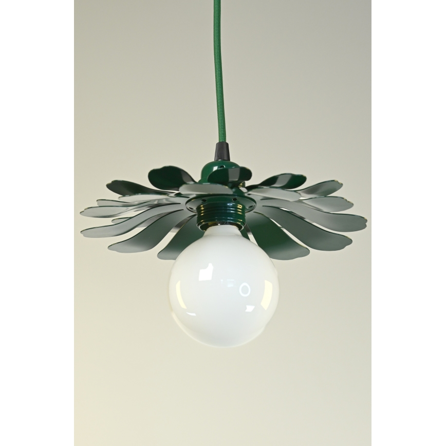 Bohemia-Design - Lustre suspenso por cabo 1xE27/60W/230V verde