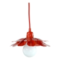 Bohemia-Design - Lustre suspenso por cabo 1xE27/60W/230V vermelho