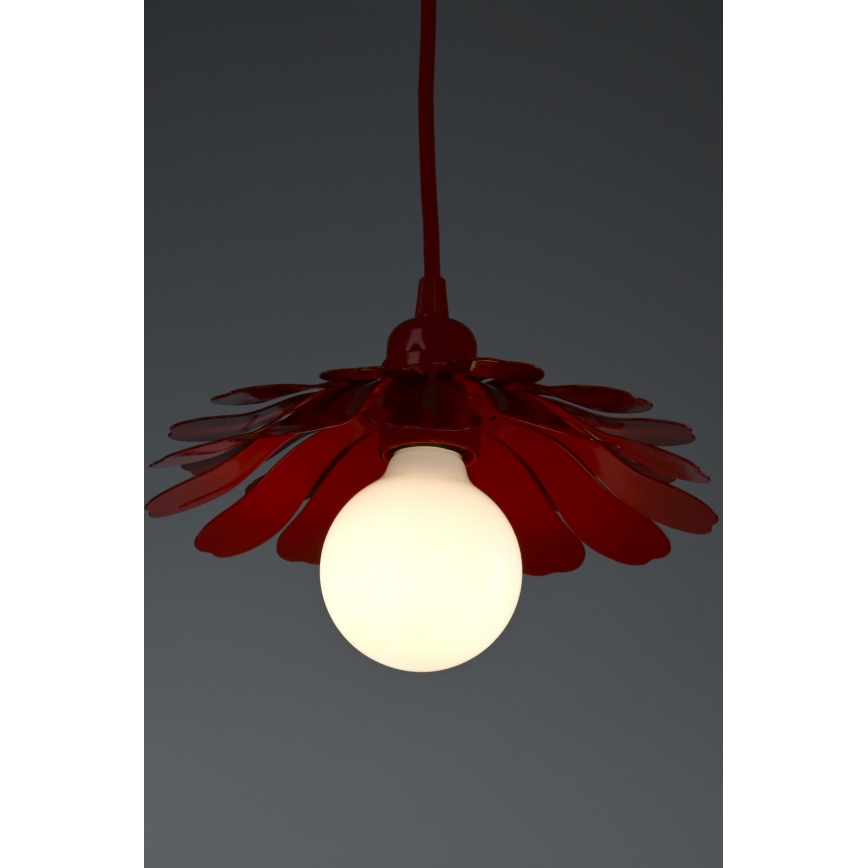 Bohemia-Design - Lustre suspenso por cabo 1xE27/60W/230V vermelho