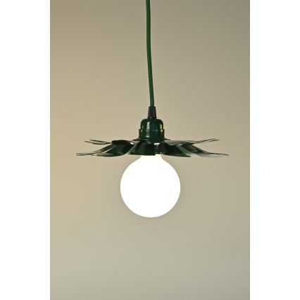Bohemia-Design - Pendente em cabo 1xE27/60W/230V verde