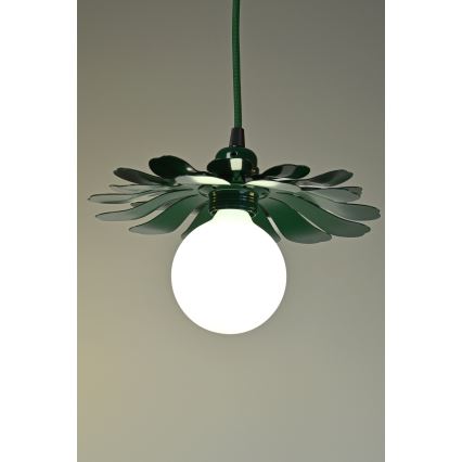 Bohemia-Design - Pendente em cabo 1xE27/60W/230V verde