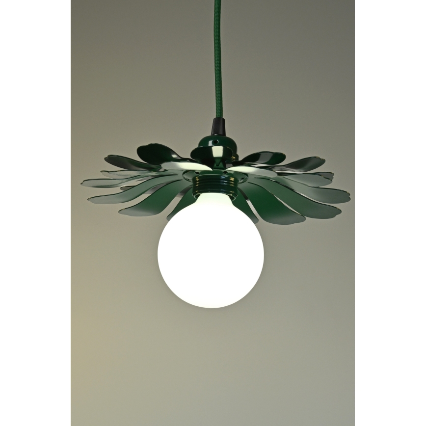 Bohemia-Design - Pendente em cabo 1xE27/60W/230V verde
