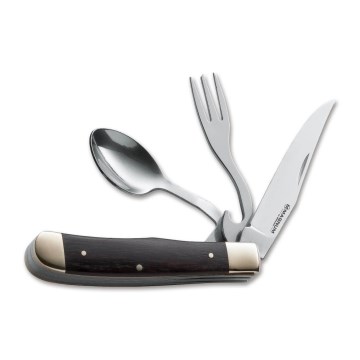 Böker - Canivete de bolso com talheres Magnum Bon Appetite 18,7 cm pakka