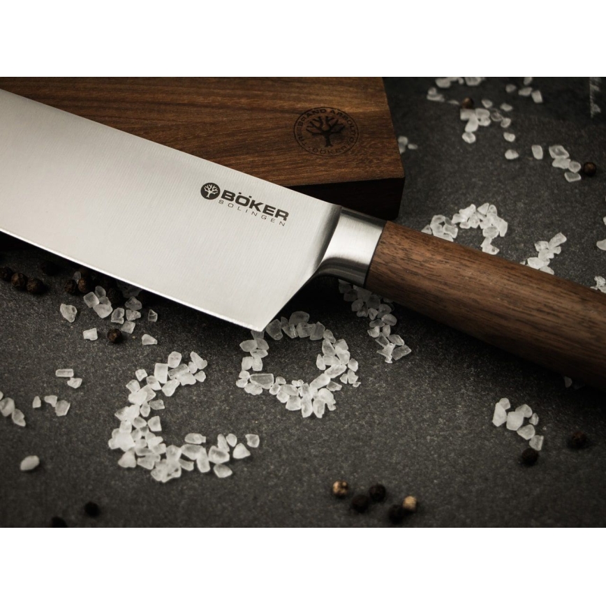 Böker - Faca de Cozinha CORE 16 cm, cabo em nogueira