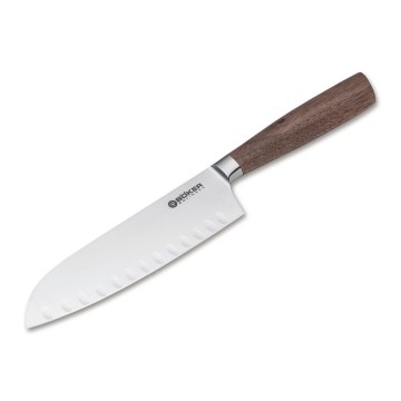 Böker - Faca de cozinha Santoku CORE 16,5 cm, cabo em nogueira
