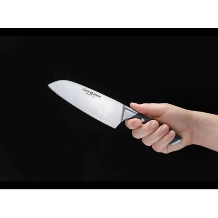 Böker - Faca de cozinha Santoku FORGE 16 cm preta