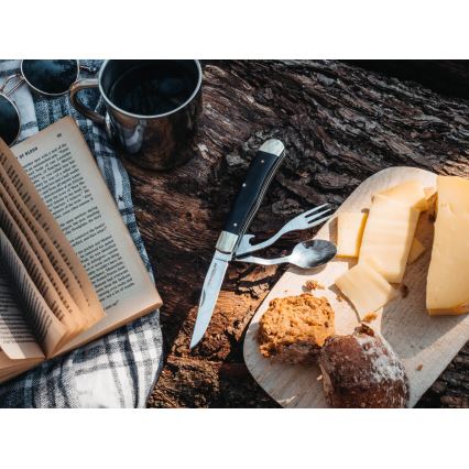 Böker - Canivete de bolso com talheres Magnum Bon Appetite 18,7 cm pakka