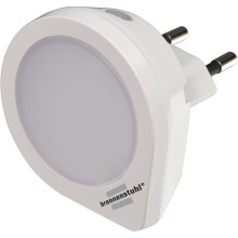 Brennenstuhl - Iluminação de orientação de tomada LED com sensor LED/0,2W/230V