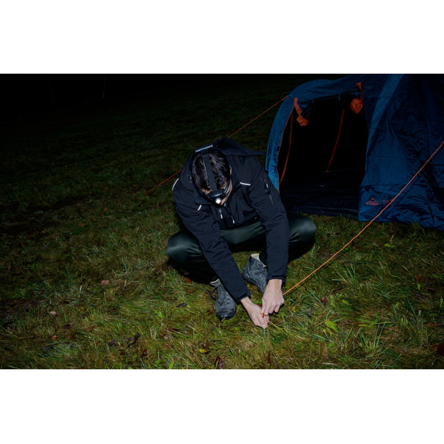 Brennenstuhl - Lanterna de cabeça LED recarregável LuxPremium LED/2600mAh IP44 preto