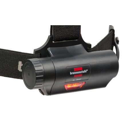 Brennenstuhl - Lanterna de cabeça LED recarregável LuxPremium LED/2600mAh IP44 preto