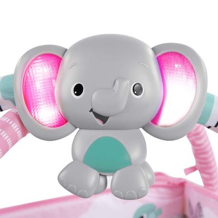 Bright Starts - Cobertor infantil para brincar 5em1 YOUR WAY BALL PLAY 3xAA rosa