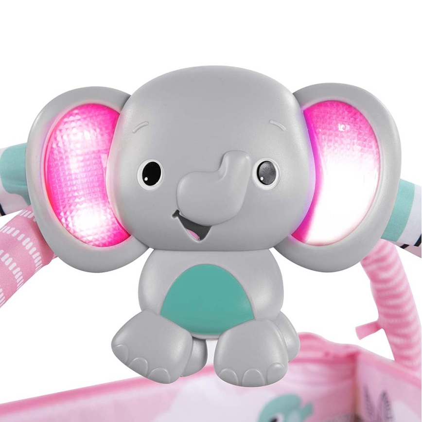 Bright Starts - Cobertor infantil para brincar 5em1 YOUR WAY BALL PLAY 3xAA rosa