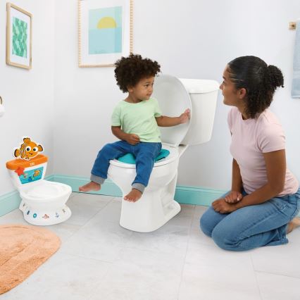 Bright Starts - Penico infantil com som MY SIZE Finding Nemo 2x AAA