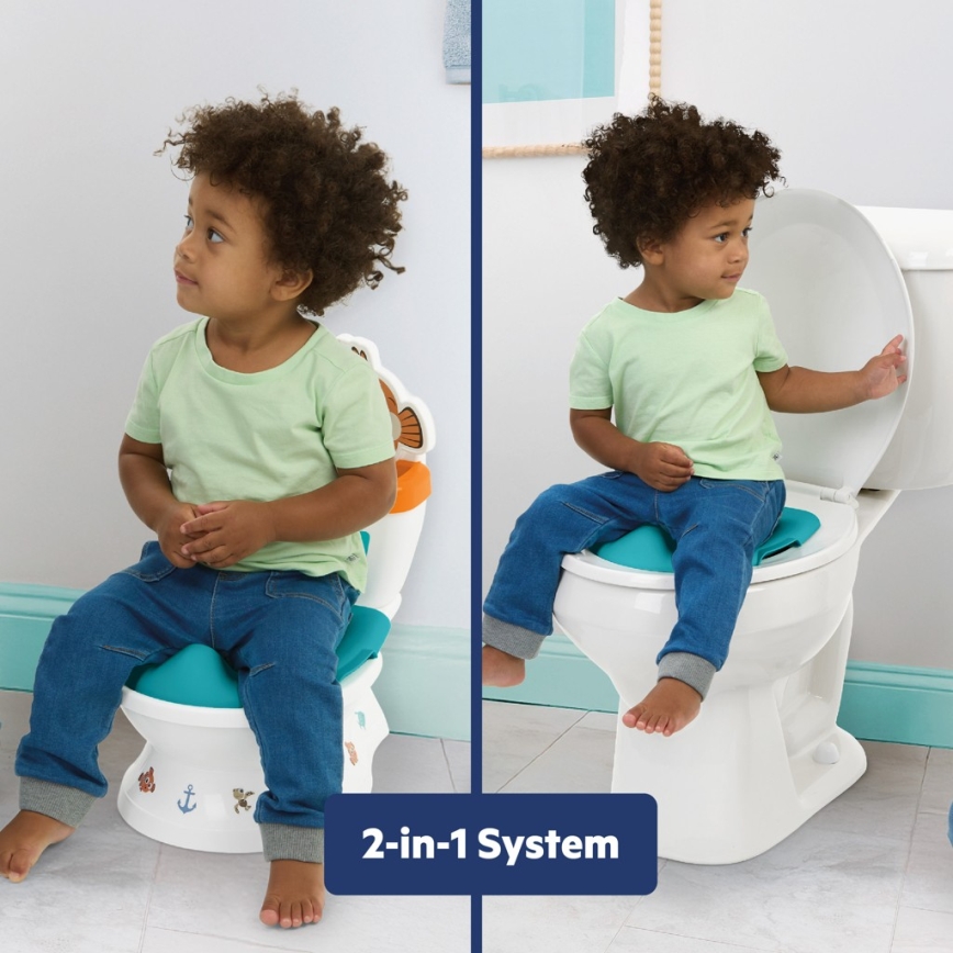 Bright Starts - Penico infantil com som MY SIZE Finding Nemo 2x AAA