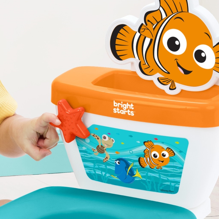 Bright Starts - Penico infantil com som MY SIZE Finding Nemo 2x AAA