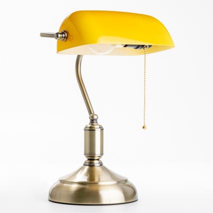 Brilagi - Abajur de substituição para candeeiro de mesa BANK OFFICE laranja