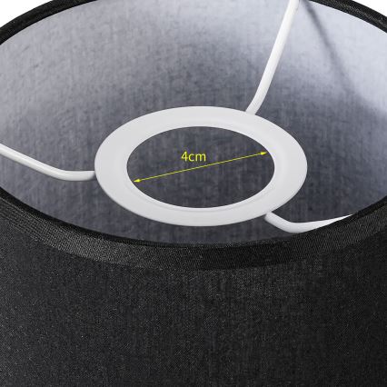 Brilagi - Abajur universal NUBILA E27 15,5x14 cm antracite