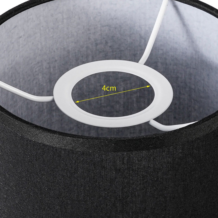 Brilagi - Abajur universal NUBILA E27 15,5x14 cm antracite