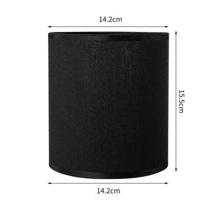 Brilagi - Abajur universal NUBILA E27 15,5x14 cm antracite