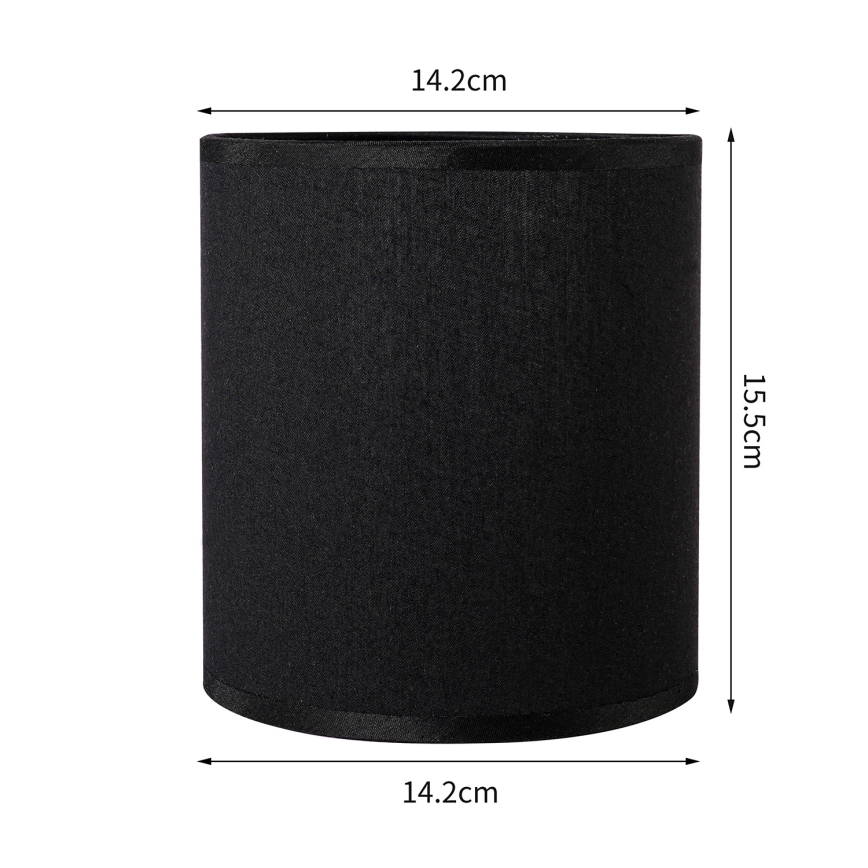 Brilagi - Abajur universal NUBILA E27 15,5x14 cm antracite