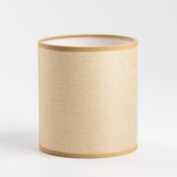 Brilagi - Abajur universal NUBILA E27 15,5x14 cm castanho claro