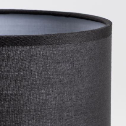 Brilagi - Abajur universal NUBILA E27 15,5x14 cm preto