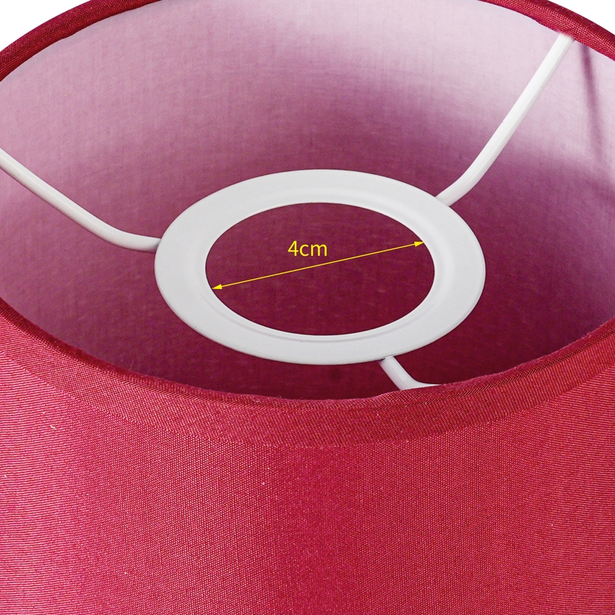 Brilagi - Abajur universal NUBILA E27 15,5x14 cm rosa