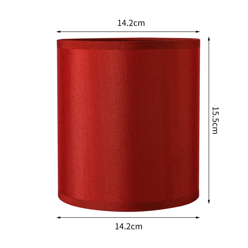 Brilagi - Abajur universal NUBILA E27 15,5x14 cm vermelho