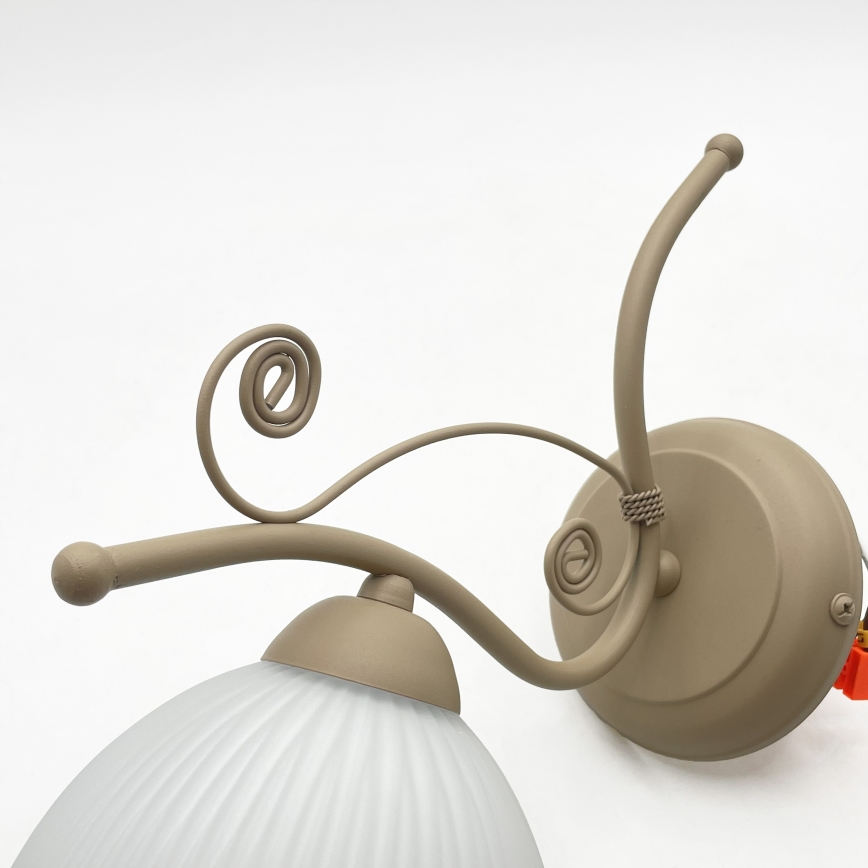 Brilagi - Aplique de parede ANTICO MODERN 1xE27/60W/230V bege