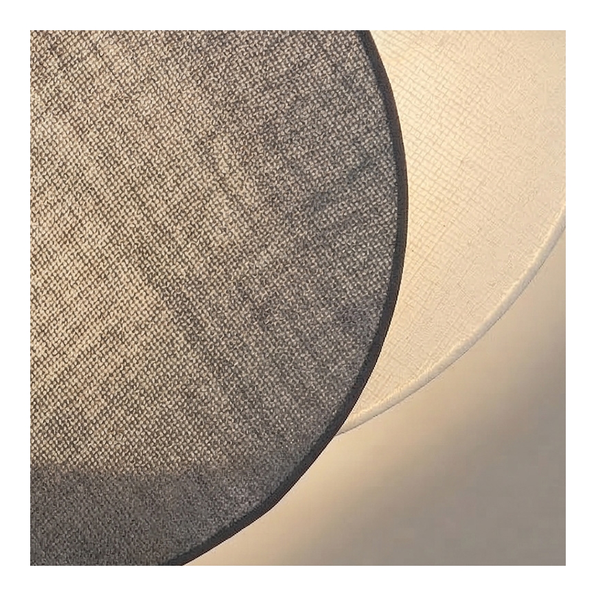 Brilagi - Aplique de parede CIRCLES 1xE27/60W/230V Ø 35 cm creme/cinzento