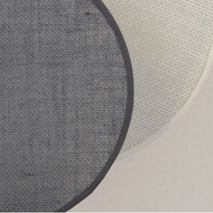 Brilagi - Aplique de parede CIRCLES 1xE27/60W/230V Ø 35 cm creme/cinzento