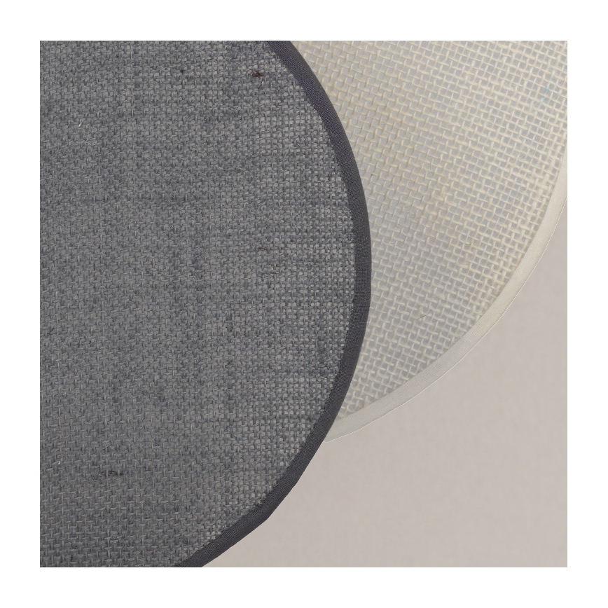 Brilagi - Aplique de parede CIRCLES 1xE27/60W/230V Ø 35 cm creme/cinzento