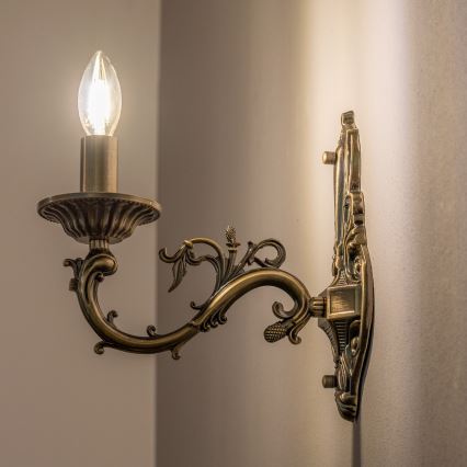 BRILAGI - Aplique de parede CLASSIC 1xE14/10W/230V em latão