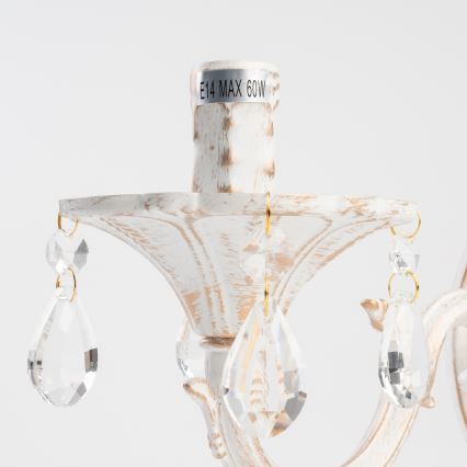 BRILAGI - Aplique de parede CLASSIC 2xE14/10W/230V creme/pátina