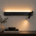 BRILAGI - Aplique de parede com spot LED ARLIX LED/3W/230V + LED/7W preto IRC 90