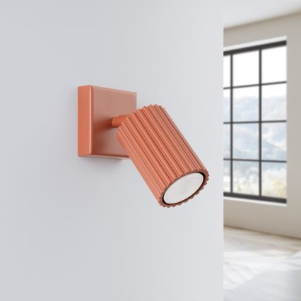 BRILAGI - Aplique de parede com spot LED CRESTO 1xGU10/10W/230V laranja
