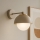 Brilagi - Aplique de parede COSMO 1xE27/60W/230V bege/dourado