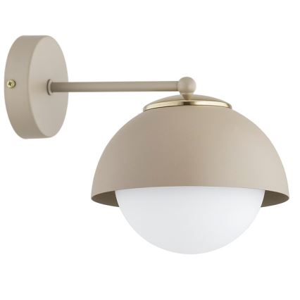 Brilagi - Aplique de parede COSMO 1xE27/60W/230V bege/dourado