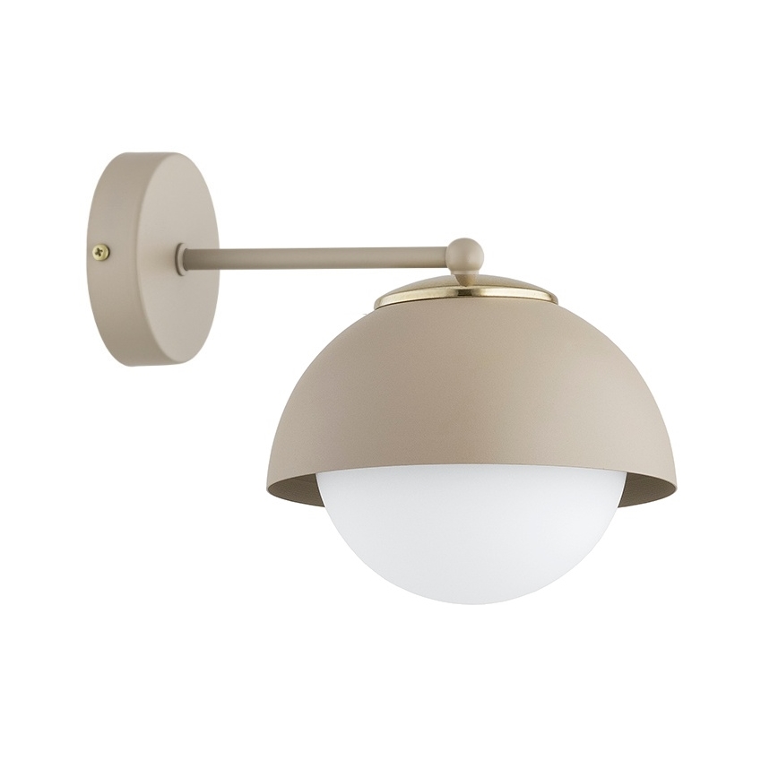 Brilagi - Aplique de parede COSMO 1xE27/60W/230V bege/dourado