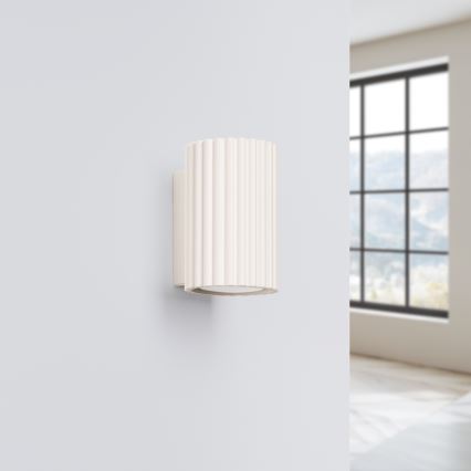 Brilagi - Aplique de parede CRESTO 1xGU10/10W/230V 10 cm creme